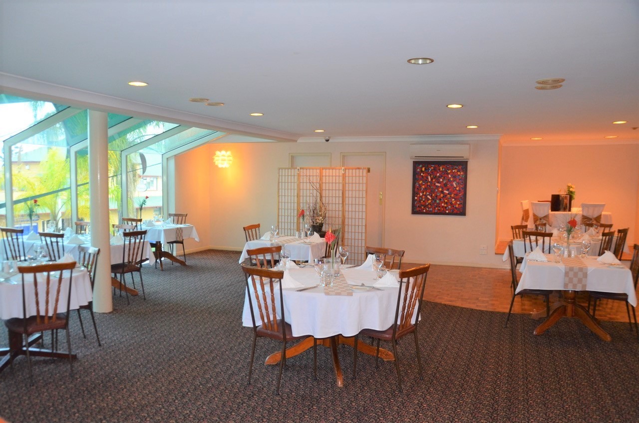 Fine dining restaurant tables set for dinnerMcNevins Maryborough